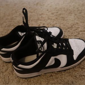 Black and White Nike Panda Dunks (Size 8 men’s/10 women)